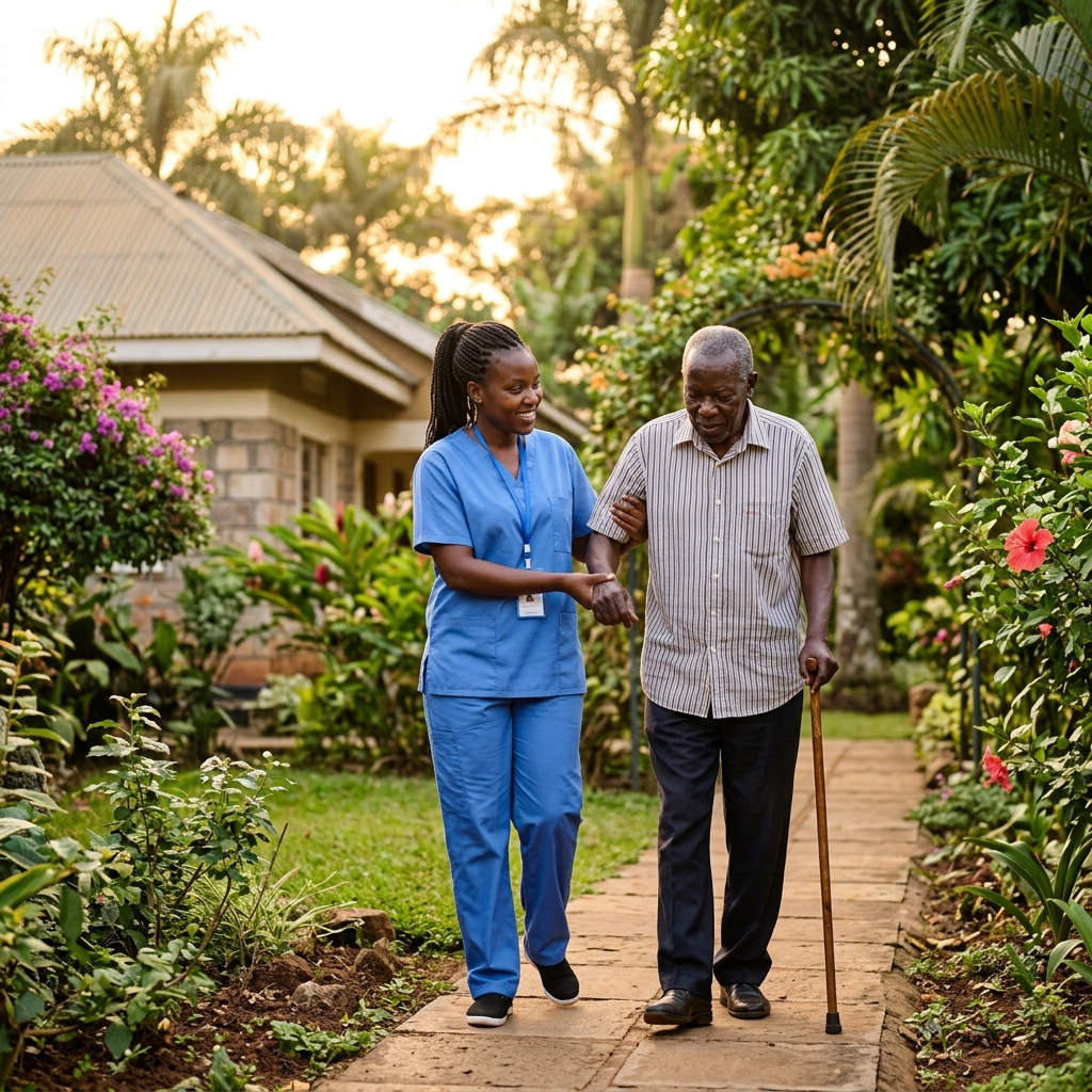 Elderly care and walking assistance